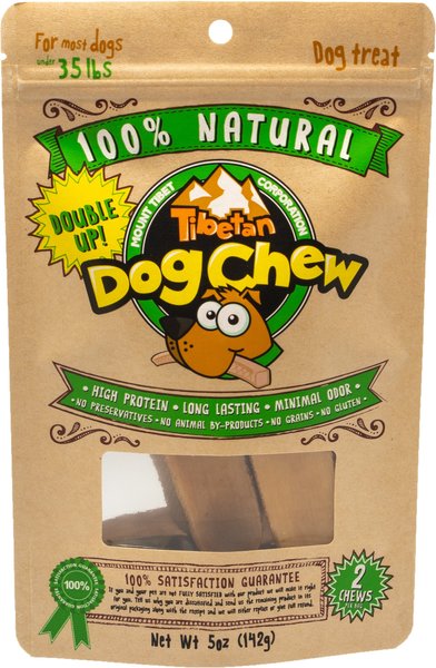 Tibetan Dog Chew Medium Breed Grain-Free Dog Treats, 5-oz pouch slide 1 of 9
