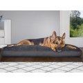 FurHaven Snuggle Deluxe Pillow Cat & Dog Bed w/Removable Cover, Gray, X-Large