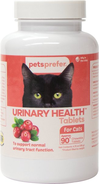 PetsPrefer Urinary Tract Health Fish Flavor Tablet Cat Supplement, 90 count slide 1 of 3