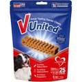 Koowill V United Great Tasting Dental Chews Small Breed Grain-Free Dog Treats, 25 count