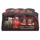Purina ONE SmartBlend True Instinct Classic Ground Grain-Free Variety Pack Canned Dog Food, 13-oz can, case of 12