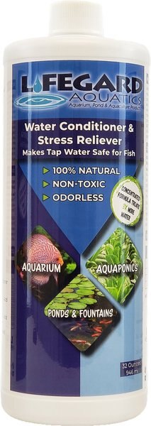 Lifegard Aquatics Water Conditioner & Stress Reliever Fish Pond Treatment, 32-oz bottle slide 1 of 3