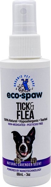 EcoSpaw Natural Lavender Scent Flea & Tick Dog Spray, 3-oz bottle slide 1 of 6
