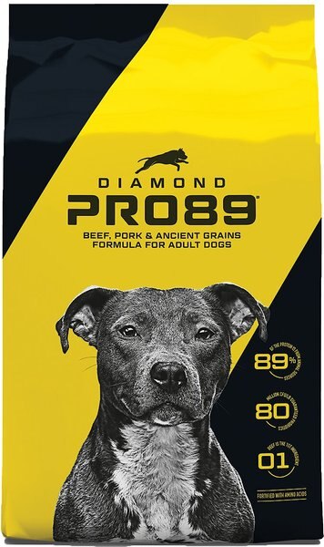Diamond Pro89 Beef, Pork, & Ancient Grains Formula Adult Dry Dog Food, 40-lb bag slide 1 of 5