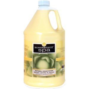 Best Shot Scentament Spa Oatmeal Lemon Vanilla & Jojoba Dog & Cat Conditioner, 1-gal bottle
