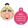 Quick-Tag Disney's Muppets Miss Piggy Circle Personalized Dog & Cat ID Tag
