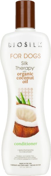 BioSilk Silk Therapy Organic Coconut Oil Dog Conditioner slide 1 of 2