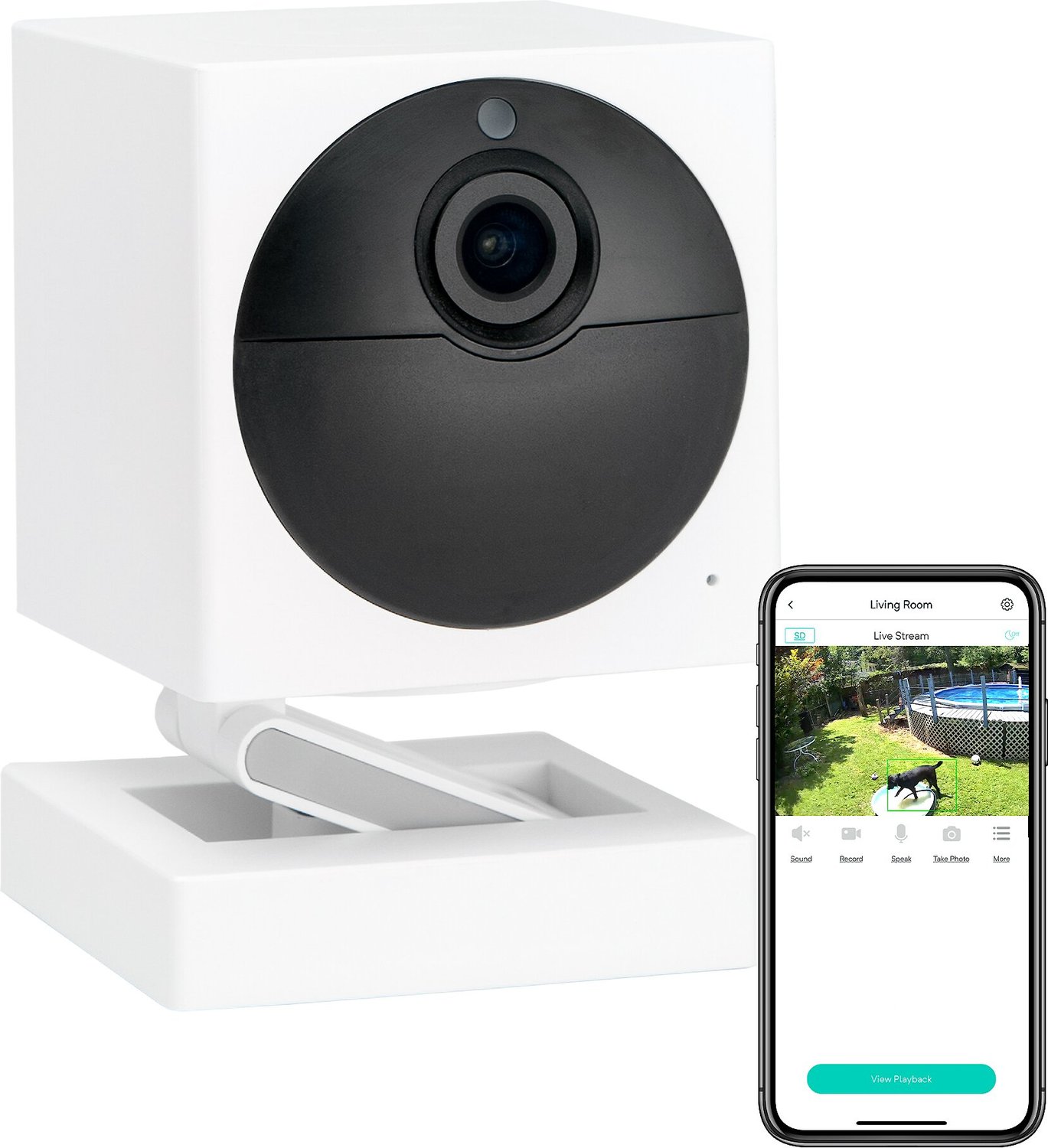 Wyze Cam Outdoor 1080p HD Battery Powered Pet Camera Add-On Unit