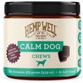 Hemp Well Calm Dog Anxiety Relief Soft Chew Dog Supplement, 60 count