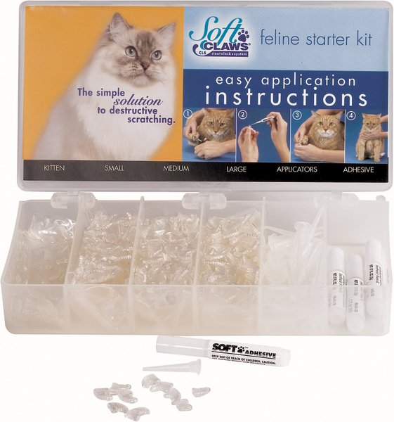 Soft Claws Cat Nail Caps Starter Kit slide 1 of 3