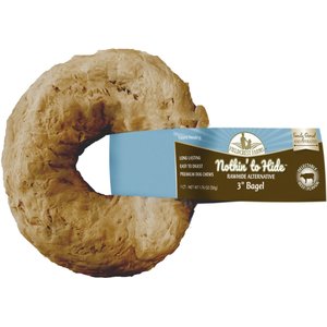 Fieldcrest Farms Nothin' To Hide Bagels Rawhide Alternative Beef Flavor Natural Chew Dog Treat, 1 count
