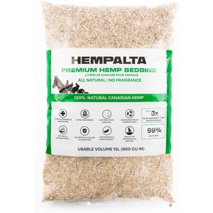 HempAlta Premium Hemp Small Pet Bedding, 15-L bag