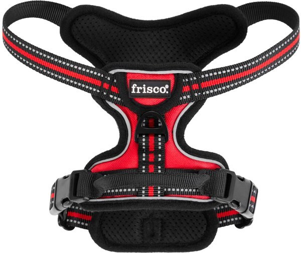 Frisco Padded Reflective Harness, Red, Extra Small, Neck: 12 to 20-in, Girth: 13 to 17-in slide 1 of 6