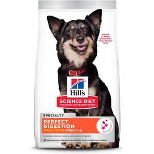 Hill's Science Diet Adult Perfect Digestion Small Bites Chicken Dry Dog Food, 3.5-lb bag