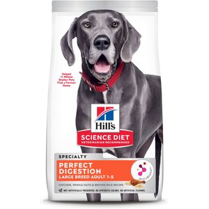 Hill's Science Diet Adult Perfect Digestion Large Breed Chicken Dry Dog Food, 12-lb bag