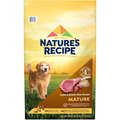 Nature's Recipe Mature Lamb & Rice Recipe Dry Dog Food, 24-lb bag