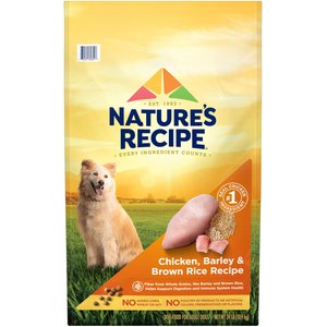 Nature's Recipe Adult Chicken & Rice Recipe Dry Dog Food, 24-lb bag