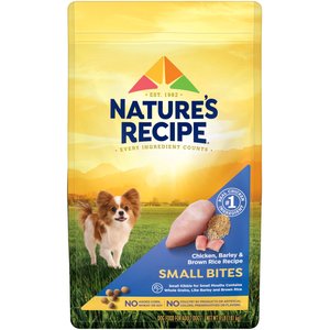 Nature's Recipe Small Bites Chicken & Rice Recipe Dry Dog Food, 4-lb bag