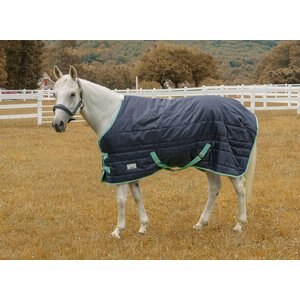 TuffRider Kozy Komfort Stable Horse Blanket, Navy, 81-in