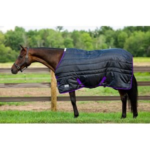 TuffRider Kozy Komfort Stable Horse Blanket, Black, 84-in