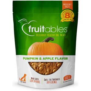 Fruitables Pumpkin & Apple Flavor Dog Treats, 12-oz bag