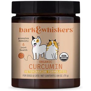 Dr. Mercola Curcumin Dog & Cat Supplement, 2.64-oz jar
