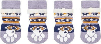 Frisco Non-Skid Dog Socks, Boho Geometric, slide 1 of 1