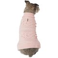 Frisco Boho Bobble-Knit Dog & Cat Sweater, Medium, Pink