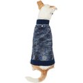 Frisco Heathered Dog & Cat Soft Chenille Sweater, Small, Navy