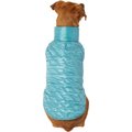 Frisco Packable Insulated Dog & Cat Quilted Puffer Coat, Ocean Teal, Medium