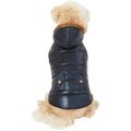 Frisco Glossy Black Insulated Dog & Cat Puffer Coat, Medium