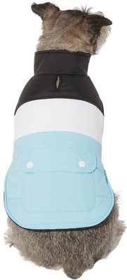 Frisco Colorblock Insulated Dog & Cat Puffer Coat with Pocket, Blue, slide 1 of 1