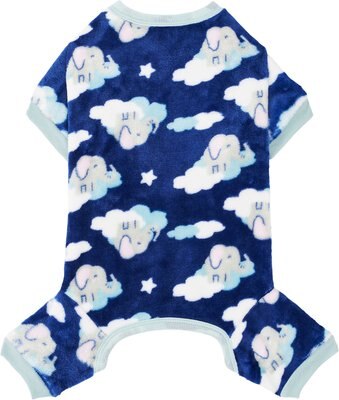 Frisco Dog & Cat Cozy Plush Fleece PJs, Elephants, slide 1 of 1