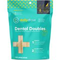 dailydose Dental Doubles Large Grain-Free Mint & Chicken Flavor Dental Dog Treats, 8 count