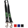 GoTags Personalized Dual Dog Leash Coupler, Black, Small