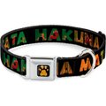 Buckle-Down Lion King Hakuna Matata Polyester Dog Collar, Large: 15 to 24-in neck, 1-in wide