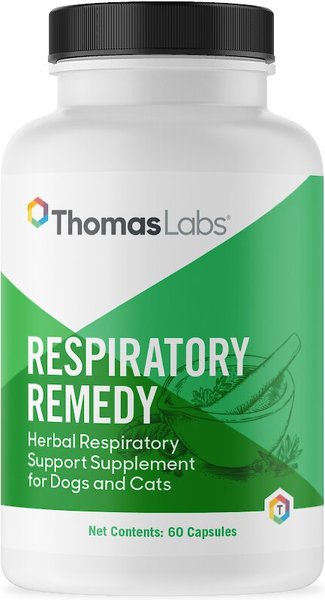 Thomas Labs Respiratory Remedy Herbal Dog & Cat Supplement, 60 count slide 1 of 7