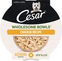 Cesar Wholesome Bowls Chicken Recipe Wet Dog Food, 3-oz tray, case of 10