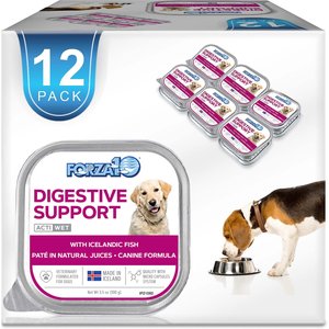 Forza10 Nutraceutic Actiwet Digestive Support Icelandic Fish Recipe Wet Dog Food, 3.5-oz, case of 12