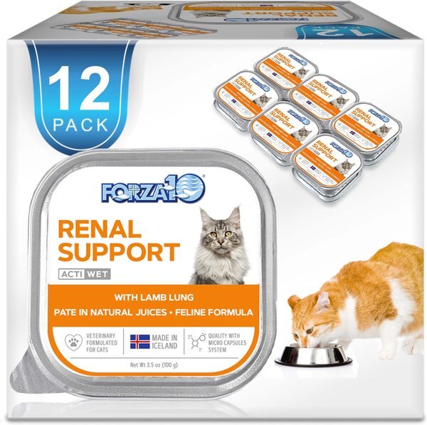 Forza10 Nutraceutic Actiwet Renal Support Wet Cat Food, 3.5-oz, case of 12 slide 1 of 10