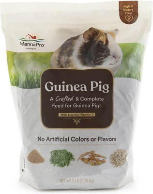 Manna Pro Crafted & Complete Guinea Pig Food, 5-lb bag, slide 1 of 1