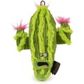 TrustyPup Silent Squeak Cactus Squeaky Dog Plush Toy, Medium