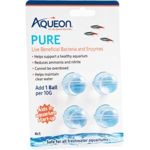 Aqueon PURE Bacteria Supplement, 10-gal, 4 count