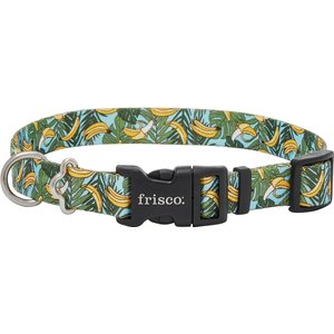 Tropical Bananas Dog Collar, XS - Neck: 8 – 12-in, Width: 5/8-in