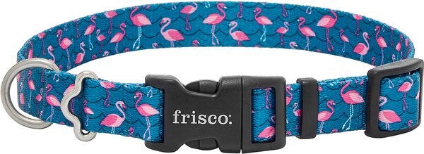 Flamingos Dog Collar, LG - Neck: 18 – 26-in, Width: 1-in slide 1 of 4