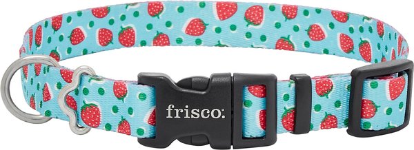 Strawberries Dog Collar, XS - Neck: 8 – 12-in, Width: 5/8-in slide 1 of 4