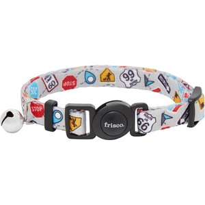 Frisco Traffic Signs Cat Collar, 8-12 Inches, 3/8-in wide
