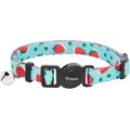 Frisco Strawberries Cat Collar, 8-12 Inches, 3/8-in wide