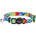 Frisco Tie Dye Cat Collar, 8-12 Inches, 3/8-in wide