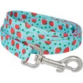 Strawberries Dog Leash, SM - Length: 6-ft, Width: 5/8-in